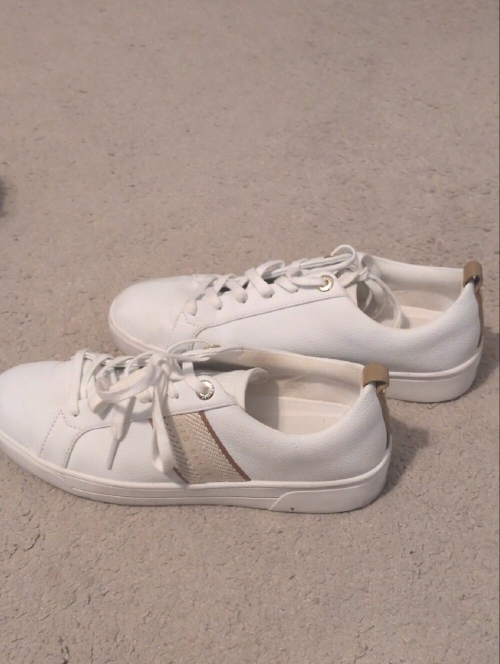 Ted Baker Women's White Lace-Up Sneakers - Picture 2 of 5